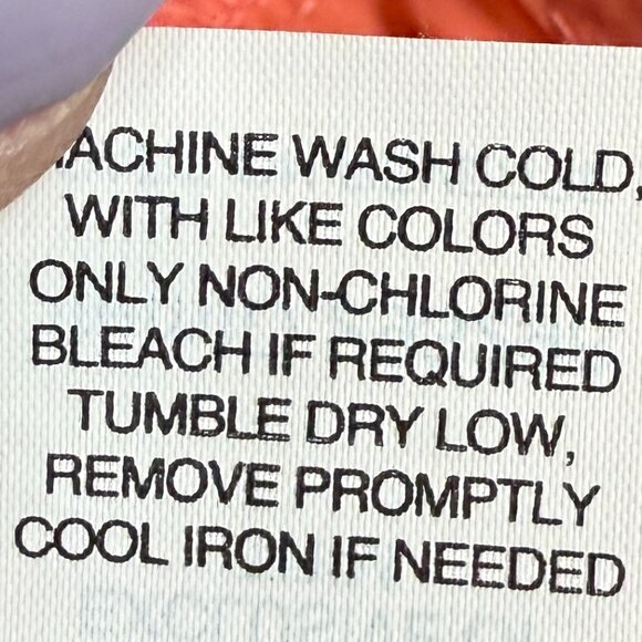 Women's L.L. BEAN Tropicwear Long Sleeve Shirt ID#293298 Salmon | Size S - Picture 7 of 7